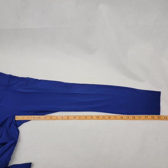 LULULEMON Womens 6 Fast & Free 7/8 Tight II Nulux BLUE Non Reflective *READ* - Picture 14 of 16